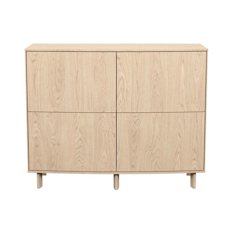 Skovby SM 412 Skjenk B:100 cm i Beige/natur