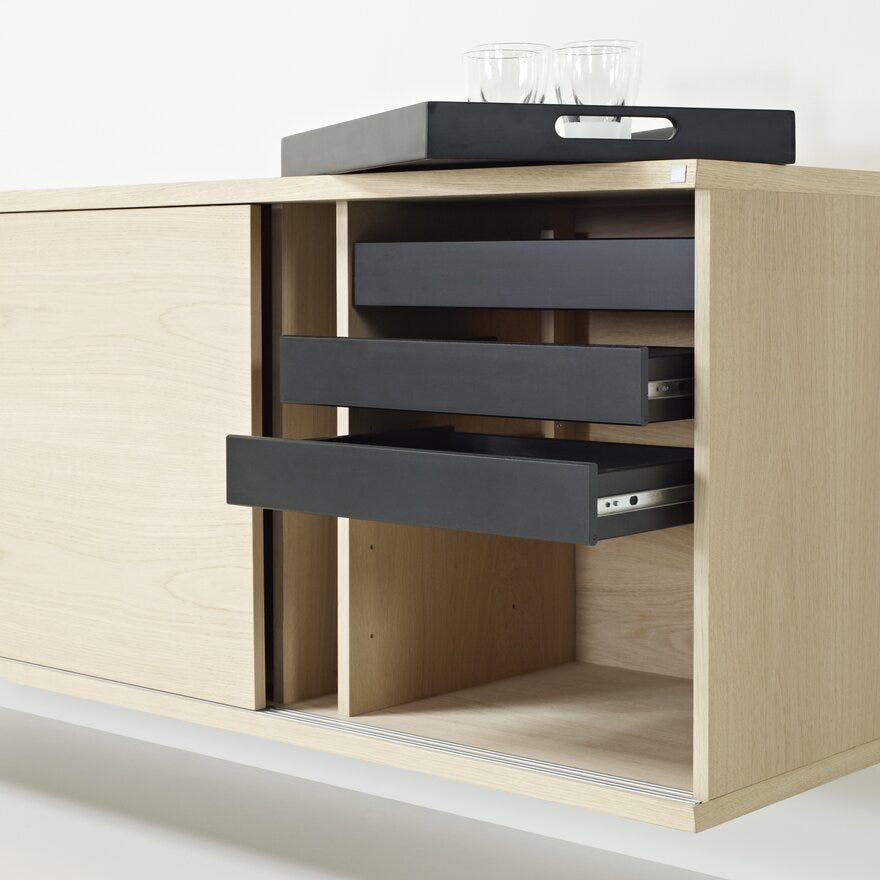 Skovby SM 733 Skjenk B:180 cm i Beige/natur