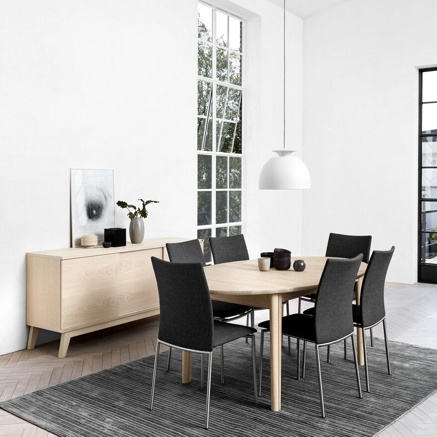 Skovby SM 78 Spisebord 110x190 cm i Beige/natur