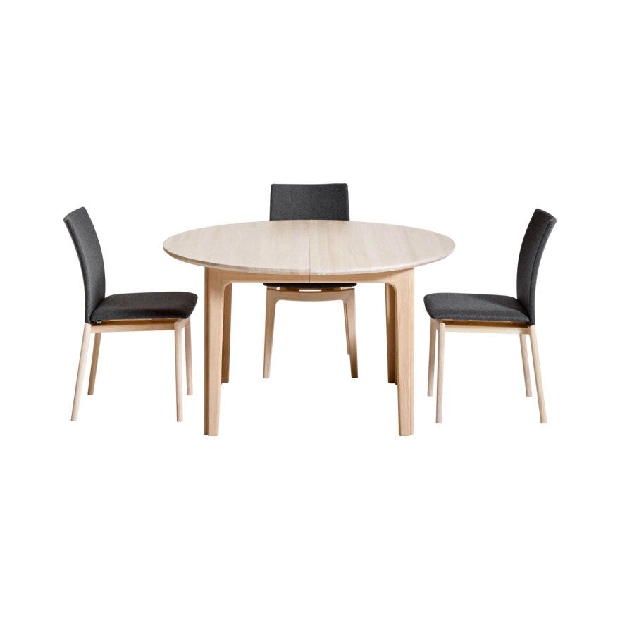 Skovby SM 112 Rundt spisebord Ø130 cm i Beige/natur