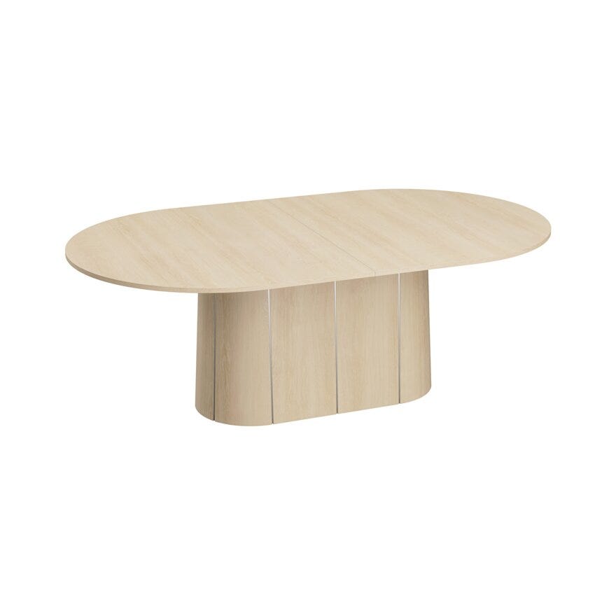 Skovby SM 115 Ovalt spisebord 123x210 cm i Beige/natur