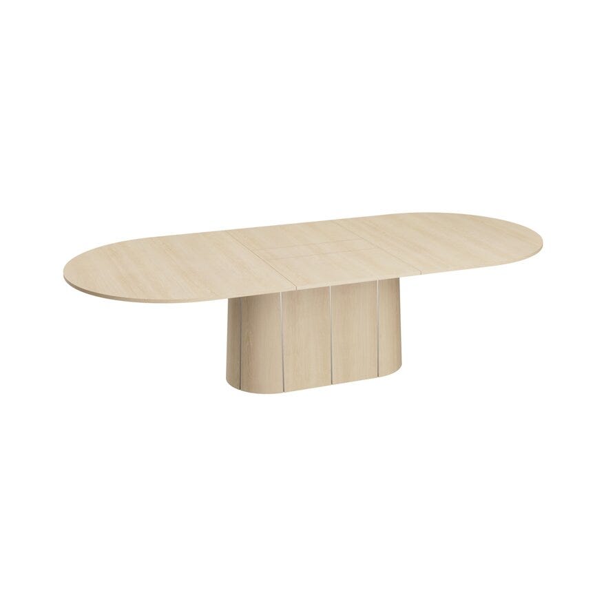 Skovby SM 115 Ovalt spisebord 123x210 cm i Beige/natur