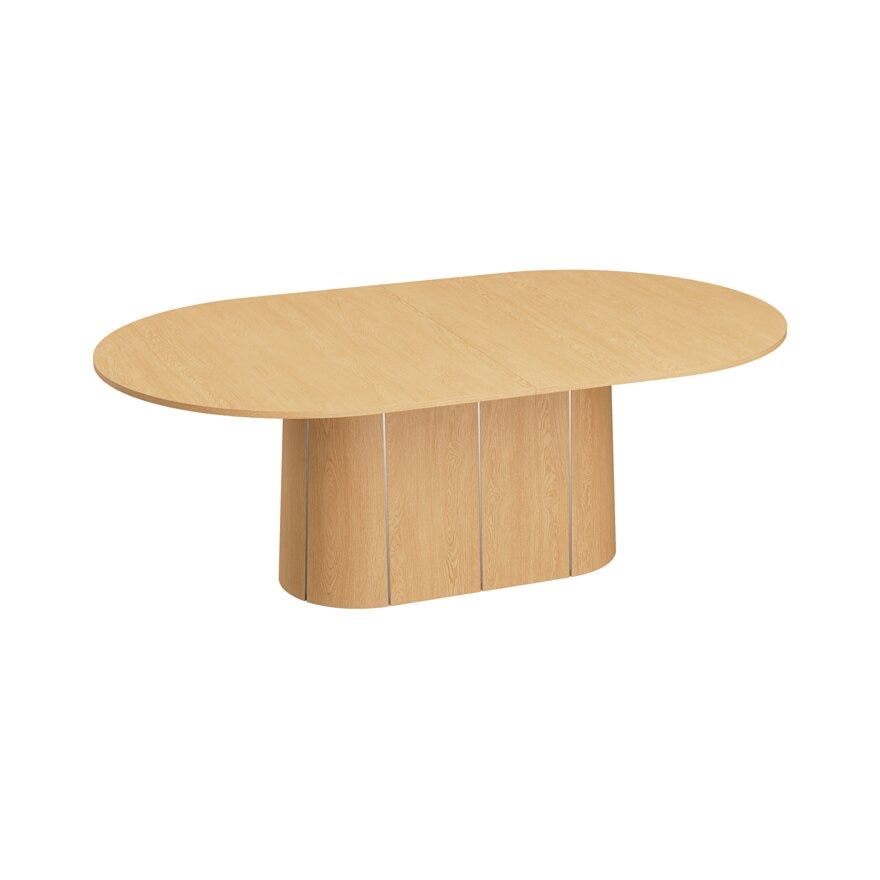 Skovby SM 115 Ovalt spisebord 123x210 cm i Beige/natur