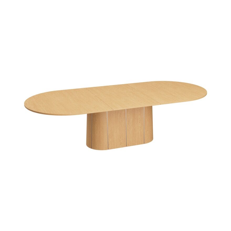 Skovby SM 115 Ovalt spisebord 123x210 cm i Beige/natur