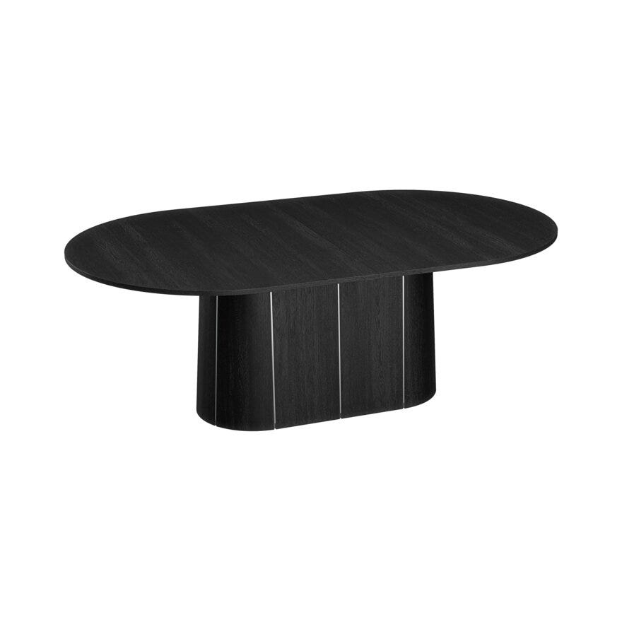 Skovby SM 115 Ovalt spisebord 123x210 cm i Svart