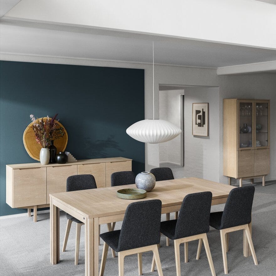 Skovby SM 306 Skjenk B:195 cm i Beige/natur