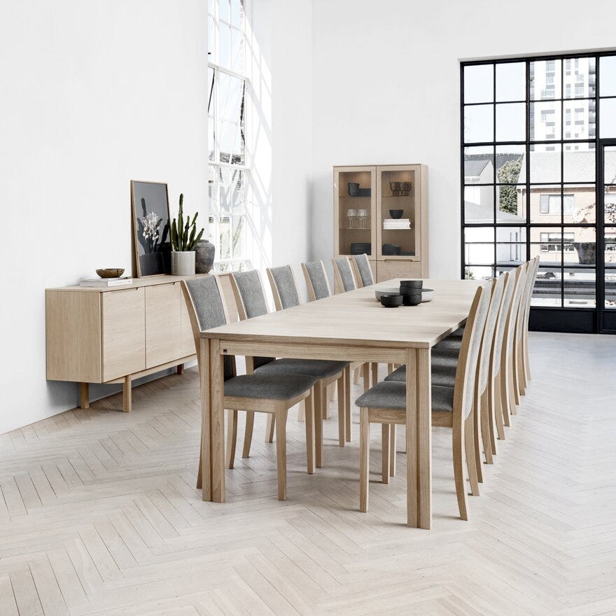Skovby SM 306 Skjenk B:195 cm i Beige/natur