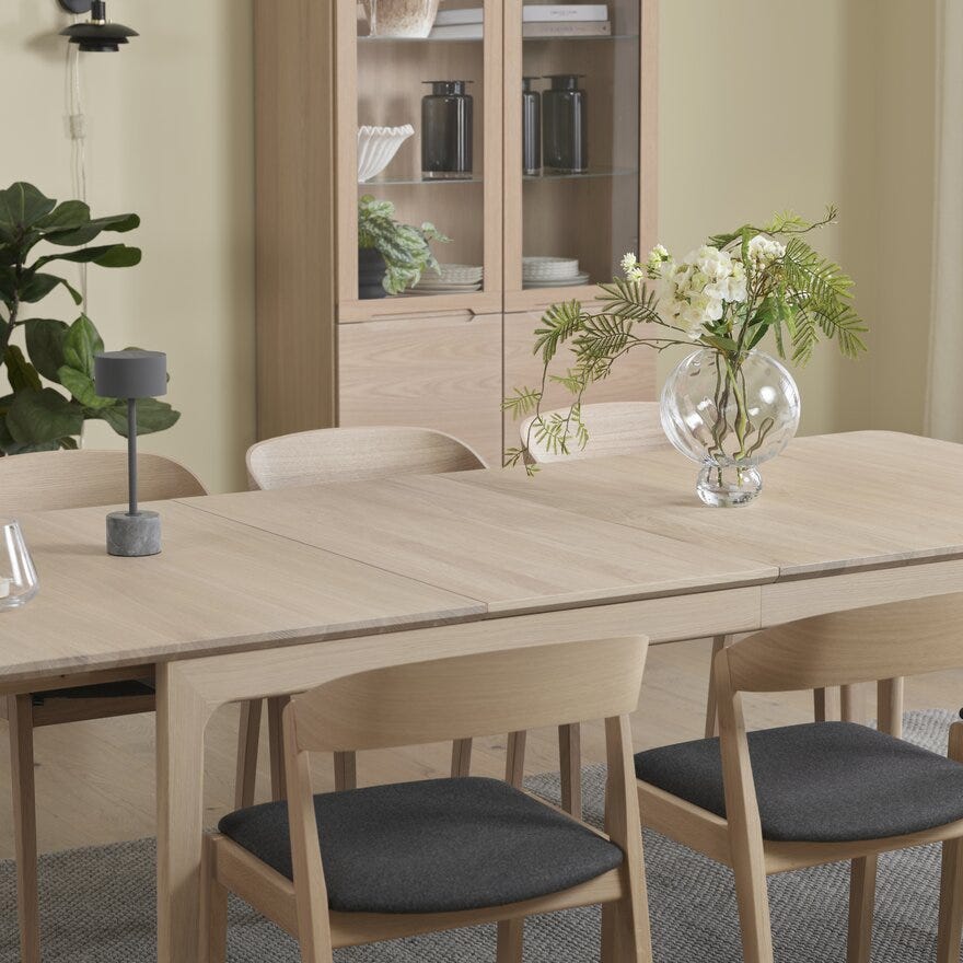 Skovby SM 27 Spisebord 101x205 cm i Beige/natur