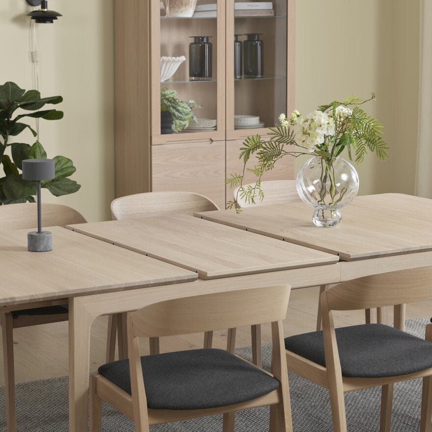 Skovby SM 27 Spisebord 101x205 cm i Beige/natur