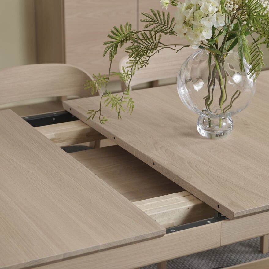 Skovby SM 27 Spisebord 101x205 cm i Beige/natur