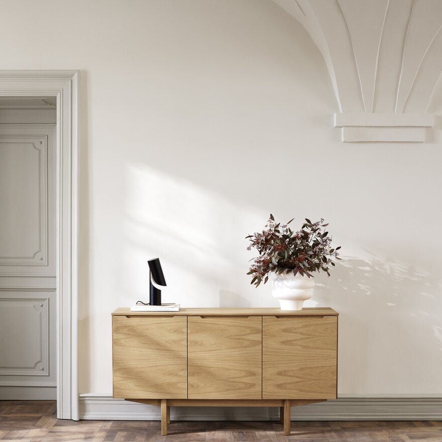 Skovby SM 304 Skjenk B:145 cm i Beige/natur