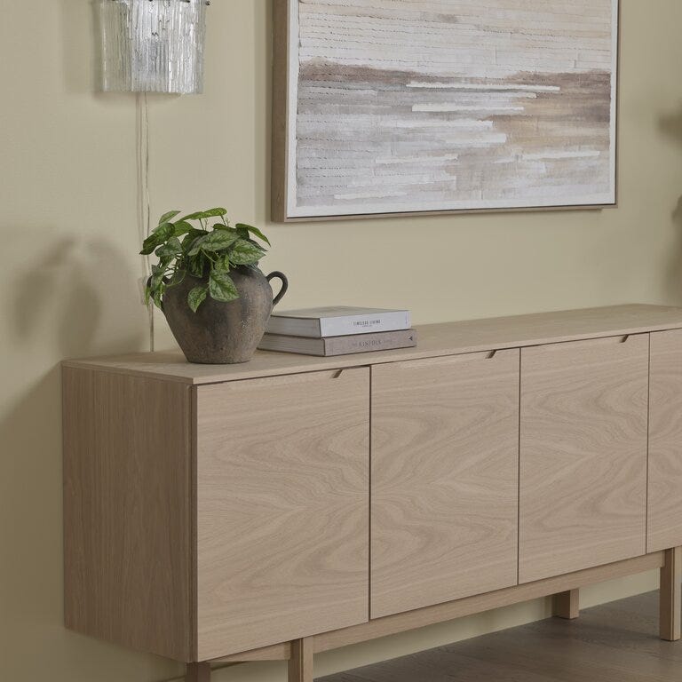 Skovby SM 306 Skjenk B:195 cm i Beige/natur