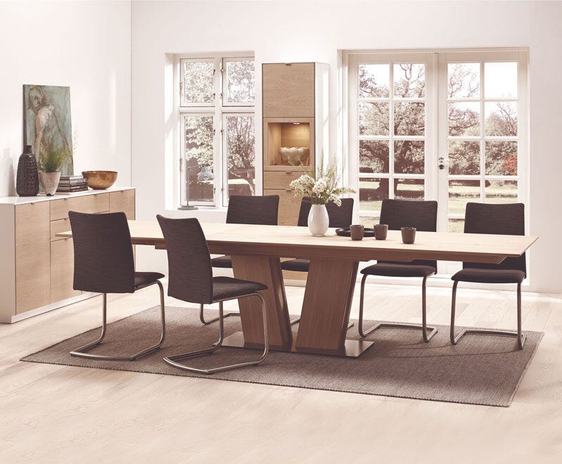 Skovby SM 39 Spisebord 100x200 cm i Beige/natur