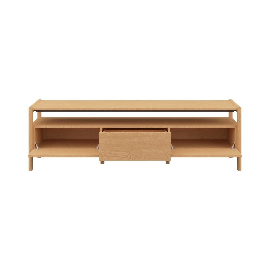 Skovby SM 716 TV-benk 177x45 cm i Beige/natur