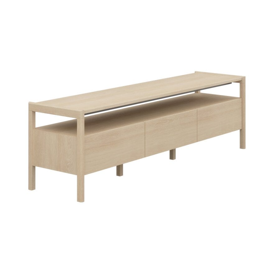 Skovby SM 716 TV-benk 177x45 cm i Beige/natur