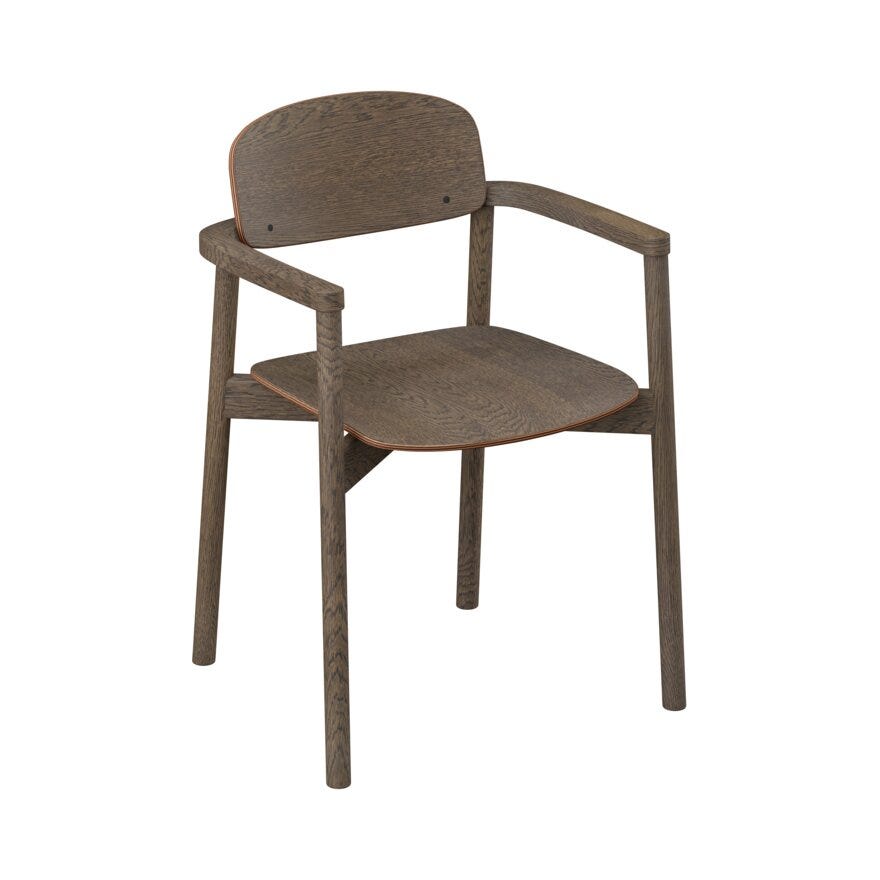 Skovby SM 842 Spisestol med armlene i Brun