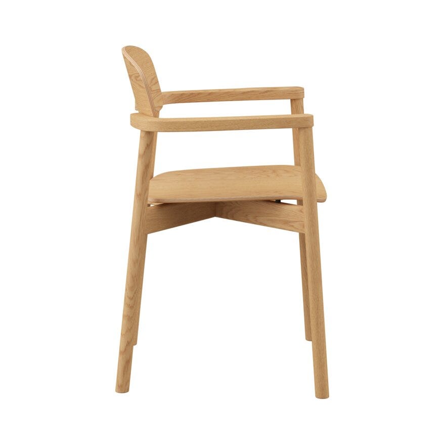 Skovby SM 842 Spisestol med armlene i Beige/natur