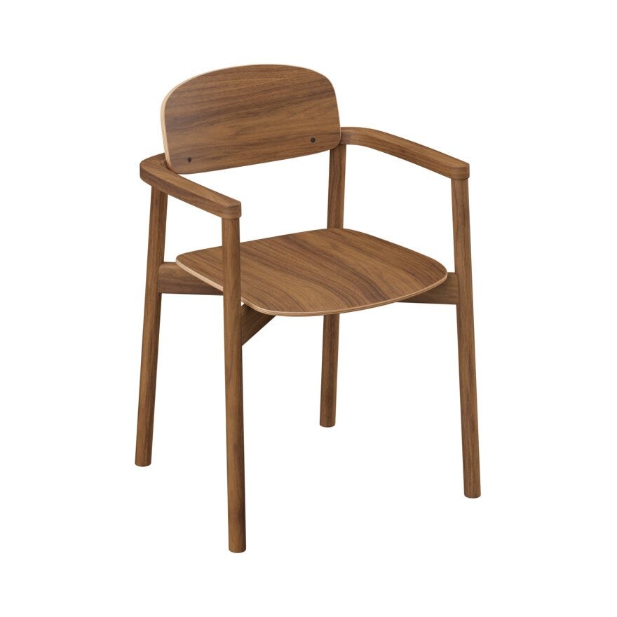 Skovby SM 842 Spisestol med armlene i Brun