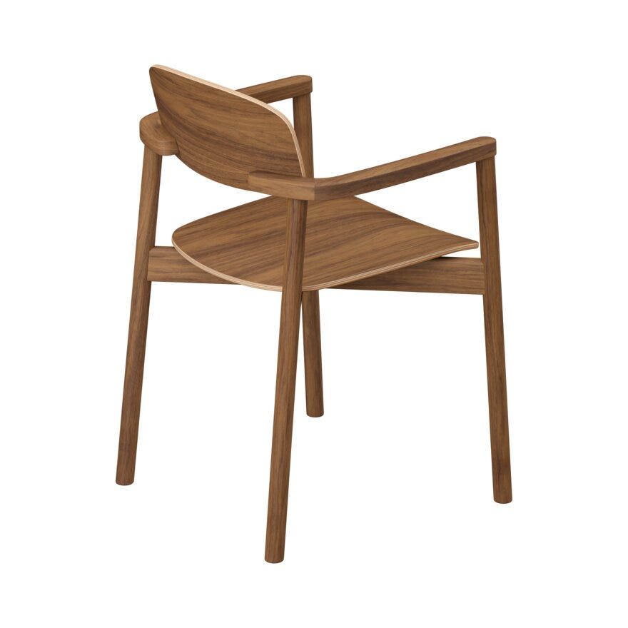 Skovby SM 842 Spisestol med armlene i Brun