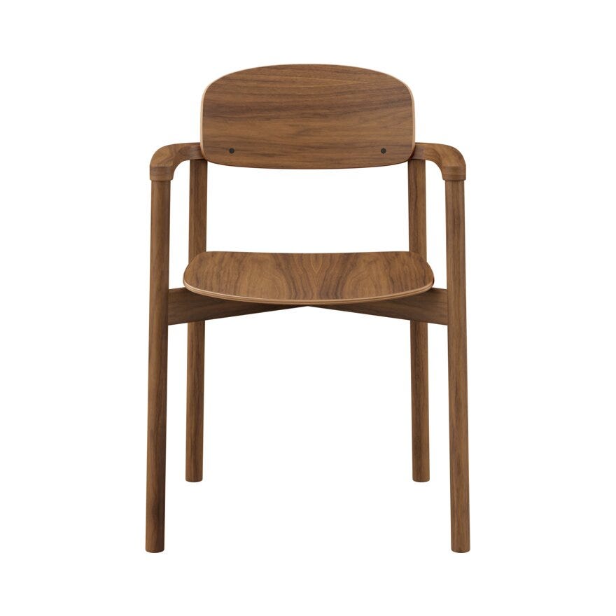 Skovby SM 842 Spisestol med armlene i Brun