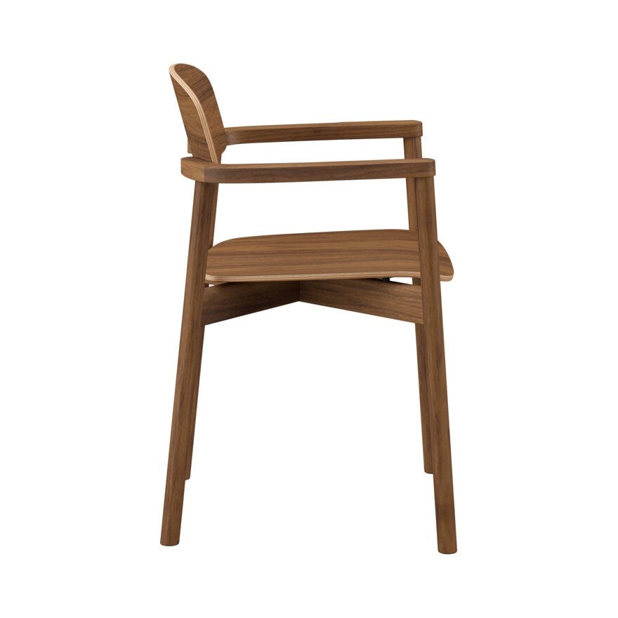 Skovby SM 842 Spisestol med armlene i Brun