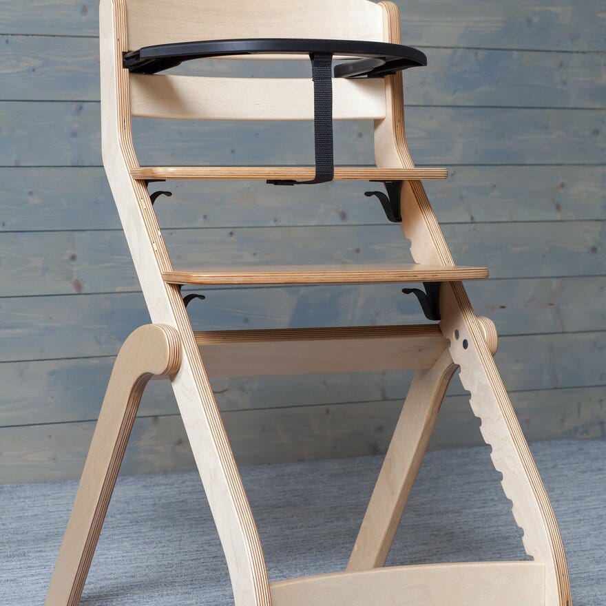 KIDDO Barnestol 46x61 cm i Beige/natur