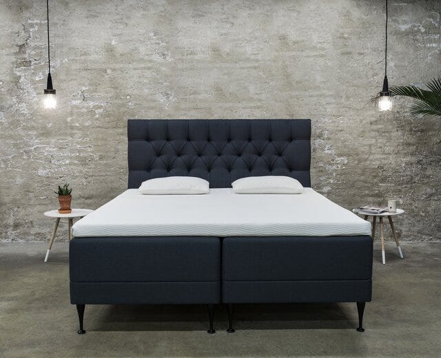 Tempur PROMISE Rammeseng 180x200 cm i Grå