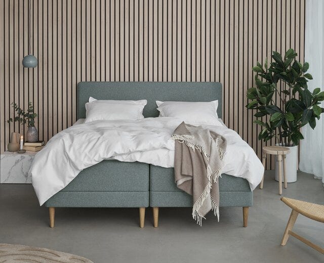 Tempur PROMISE Rammeseng 180x200 cm i Blå