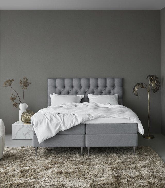 Tempur PROMISE Regulerbar seng 180x200 cm i Grå