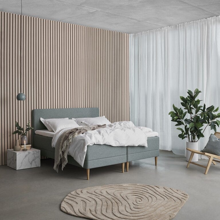 Tempur PROMISE Rammeseng 180x200 cm i Blå