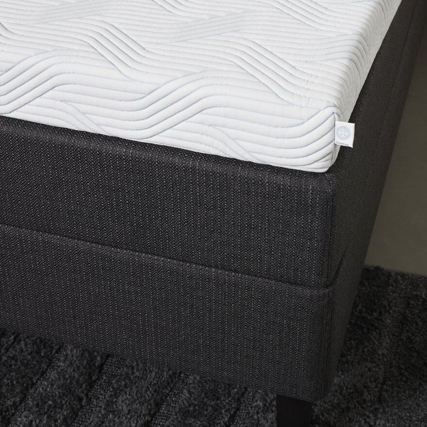 Tempur PROMISE Regulerbar seng 80x200 cm i Grå