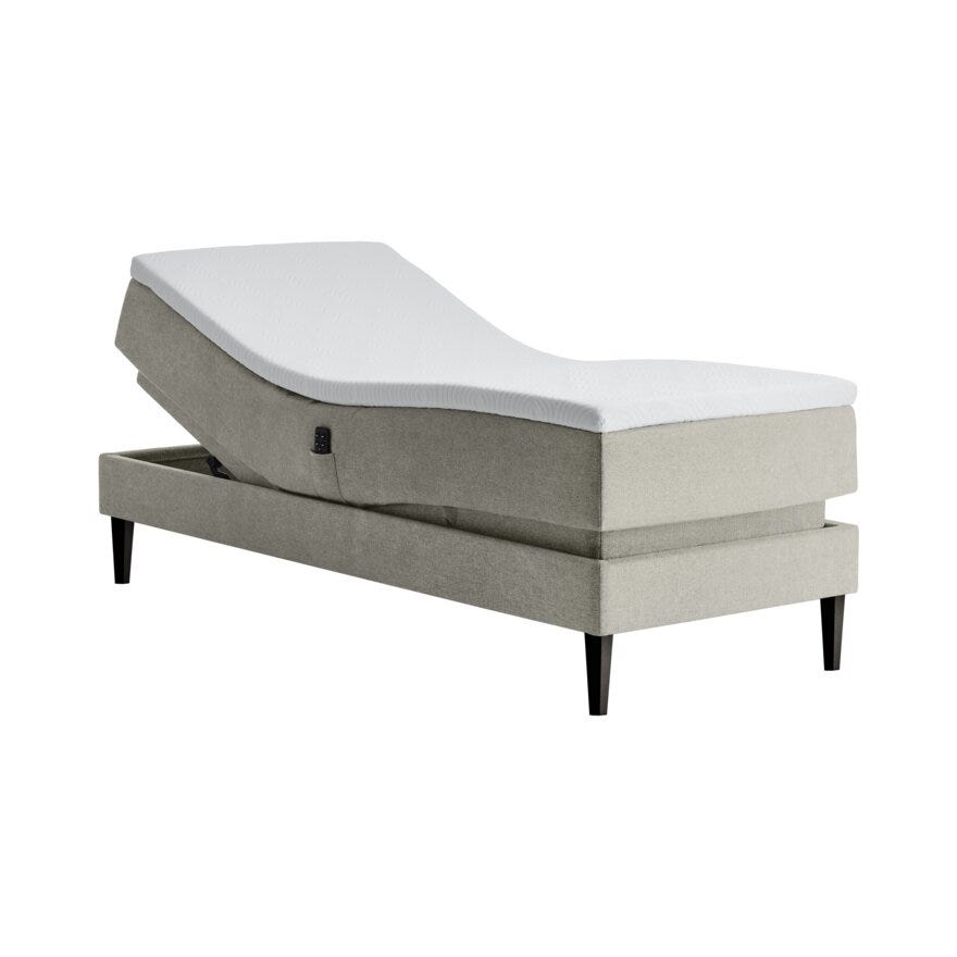 Tempur RELAXATION Regulerbar seng 80x200 cm i Hvit