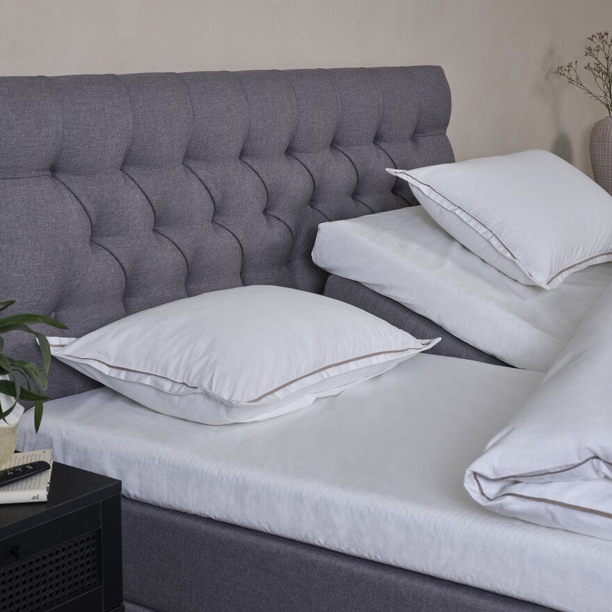 Turiform PERCALE Splittlaken 180x200 cm i Hvit