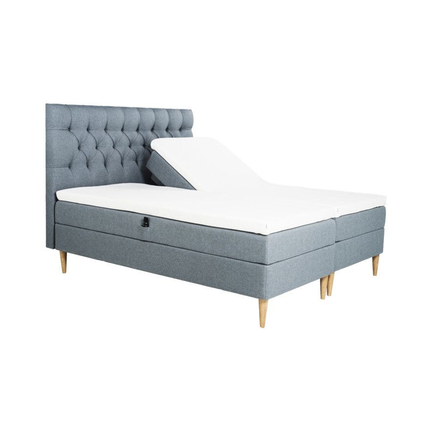 Tempur PROMISE Sengegavl B:180 cm i Blå