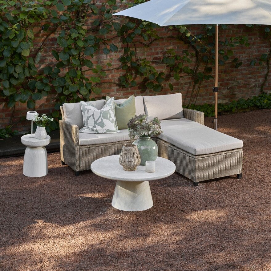 Hartman SOLAR EASY UP Parasoll Ø300 cm i Beige/natur