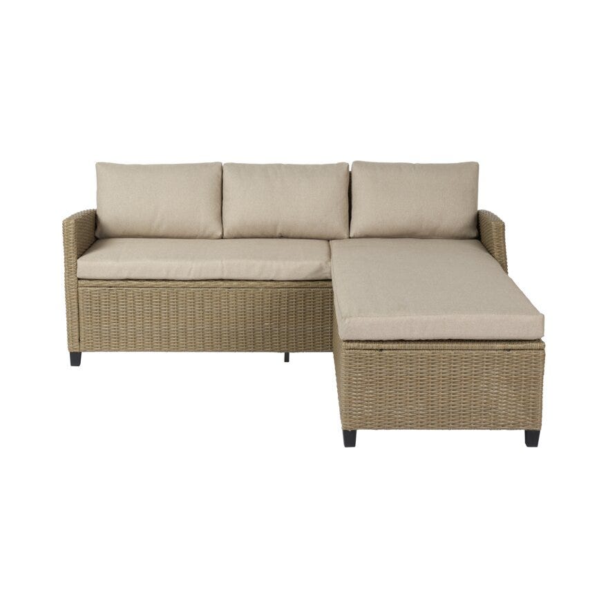 VELA 3 seter i Beige/natur
