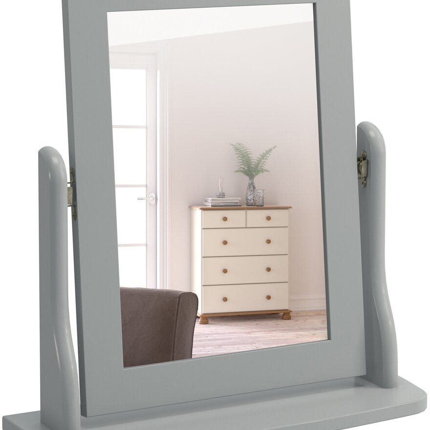 BAROQUE Bordspeil H50 cm i Grå