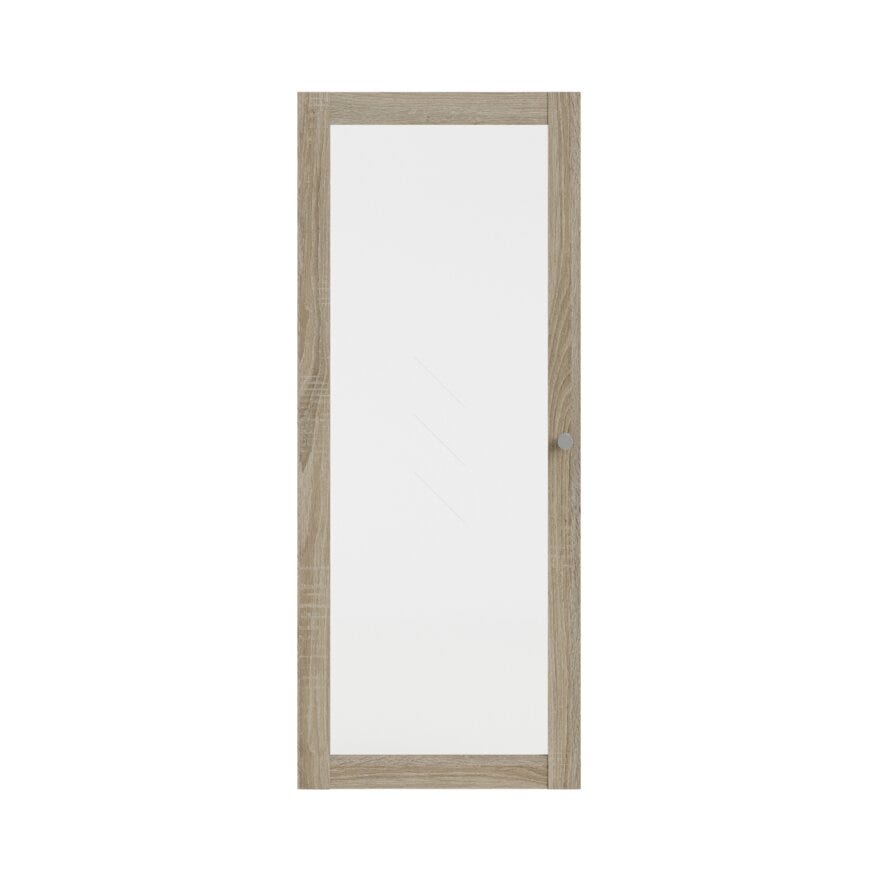 BASE Glassdør B:40 cm i Beige/natur