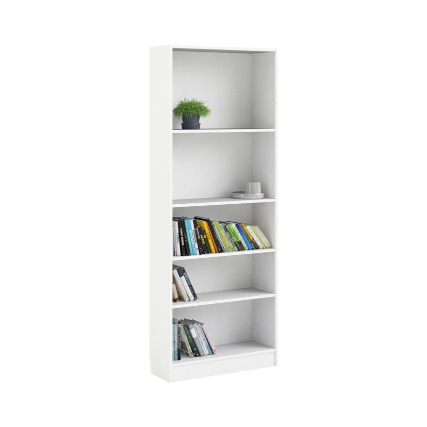 BASE Bokhylle B:80 cm i Hvit