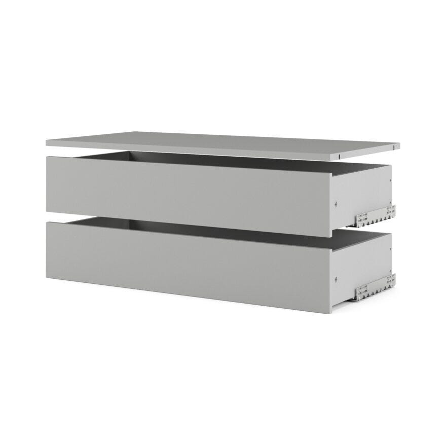 LARVIK Hylleplate 46.95x45.9 cm i Grå