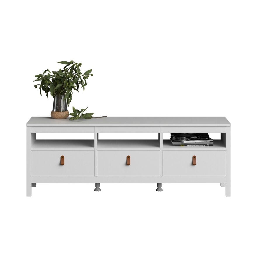 MADRID TV-benk 152x39 cm i Hvit