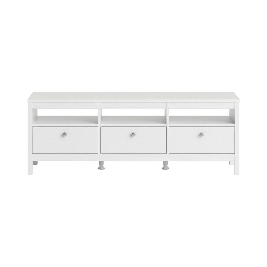 MADRID TV-benk 152x39 cm i Hvit