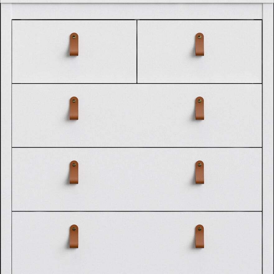 MADRID Kommode 83x99 cm i Hvit