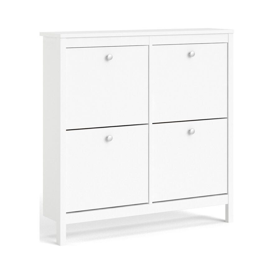 MADRID Skoskap 103x25 cm i Hvit
