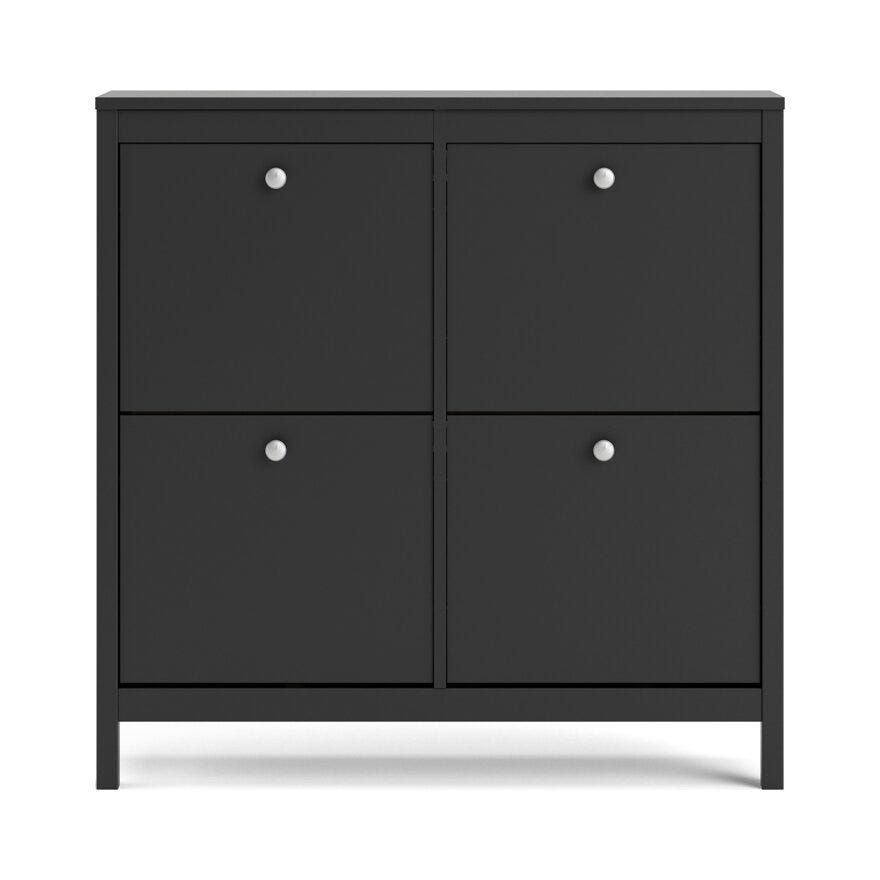 MADRID Skoskap 103x25 cm i Svart