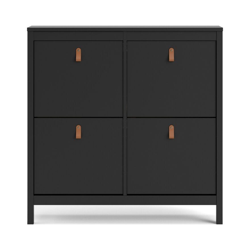 MADRID Skoskap 103x25 cm i Svart