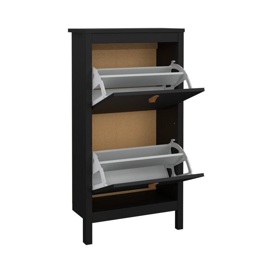 MADRID Skoskap 54x24 cm i Svart