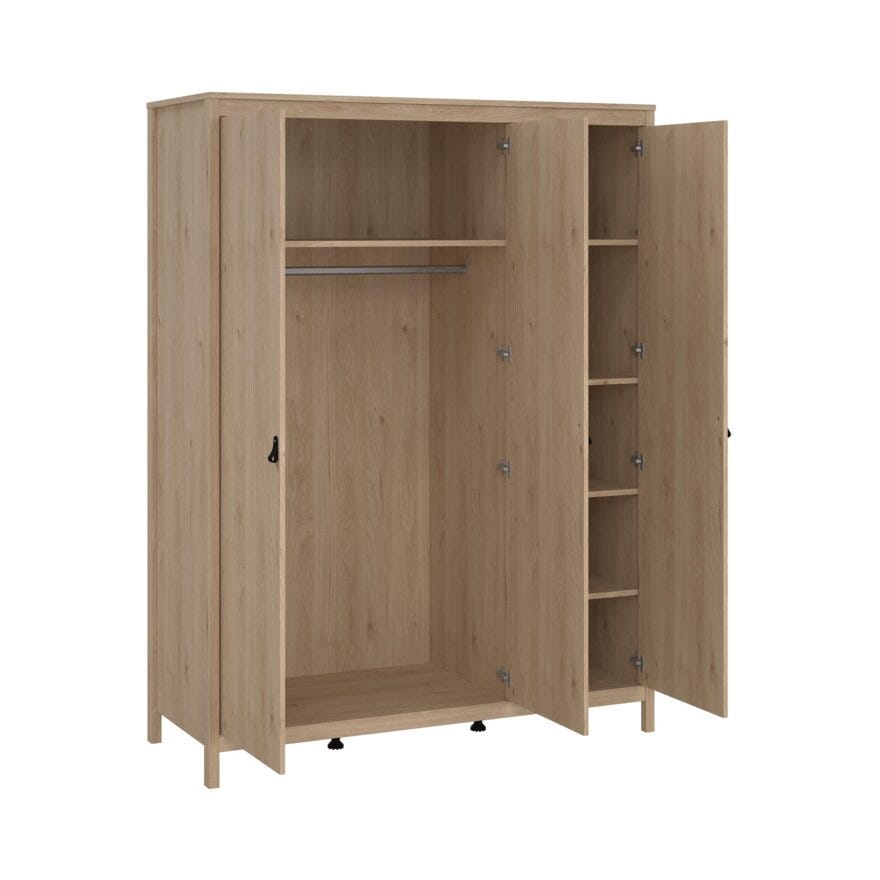 MADRID Garderobeskap 150x58 cm i Beige/natur