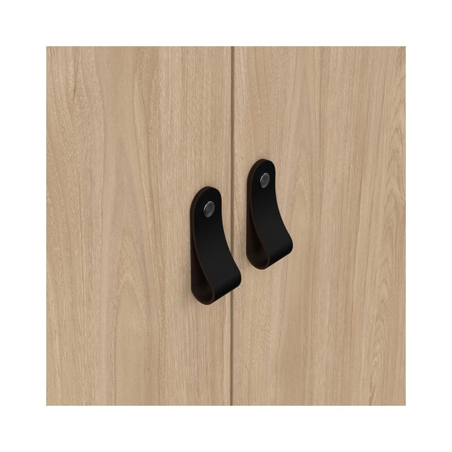 MADRID Garderobeskap 150x58 cm i Beige/natur
