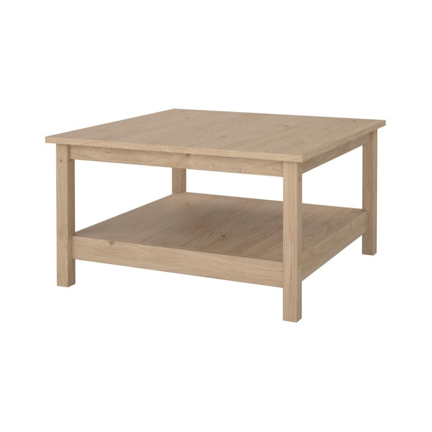 MADRID Sofabord 81x81 cm i Beige/natur